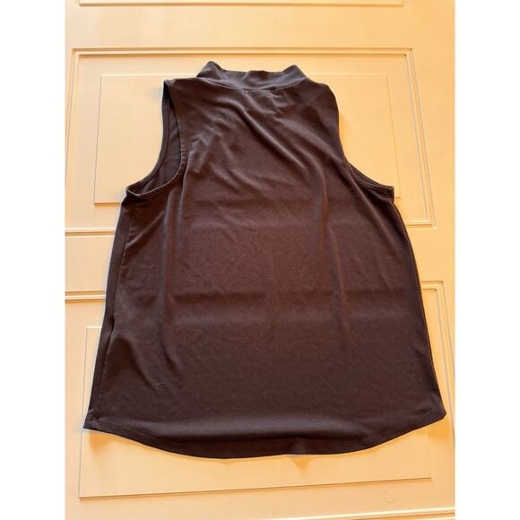 Banana Republic Women's Size S Basic Black Solid Polyester High Neck Regular - Picture 4 of 6